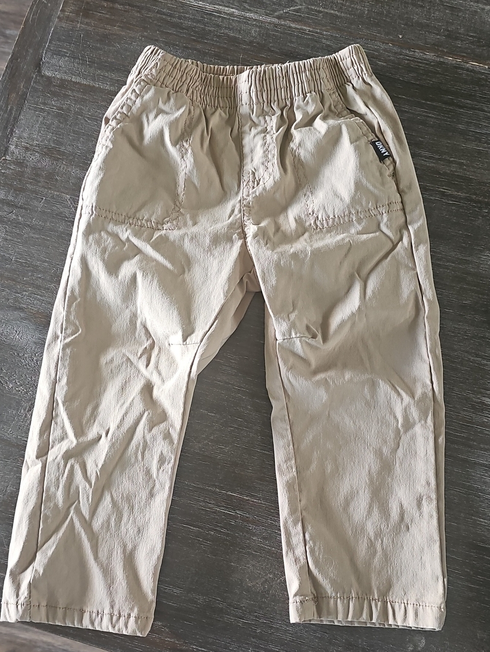 Tan Pants, elastic Waist - Casual everyday wear, Boys 24 Months